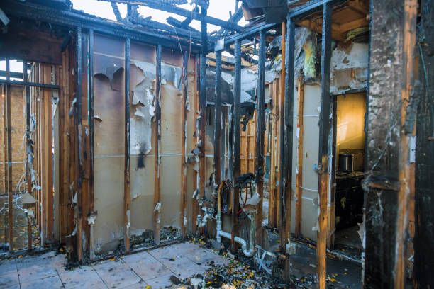Professional Fire Damage Removal technician working in Waikoloa Village, HI